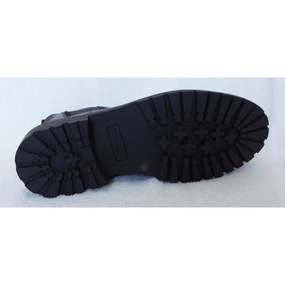 M2 Calvin Klein Dark Brown Men's Letrel Almo Boots Size 10 - Picture 4 of 5